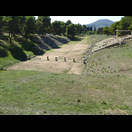 Das Stadion, in dem zu Ehren von Asklepios Wettkämpfe ausgetragen wurden